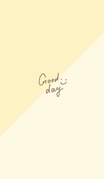 [LINE着せ替え] 2色半分 黄色2の画像1