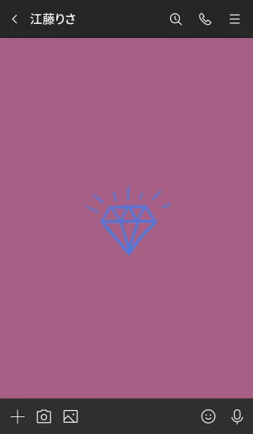 [LINE着せ替え] ザ ダイアモンド グラデーション 52の画像3