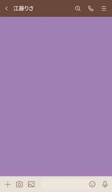 [LINE着せ替え] a26_07_パープル ブラウン2-9の画像3