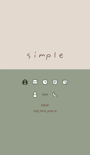 [LINE着せ替え] 526_14_スモーキーMアッシュ ブラウン2-9の画像1