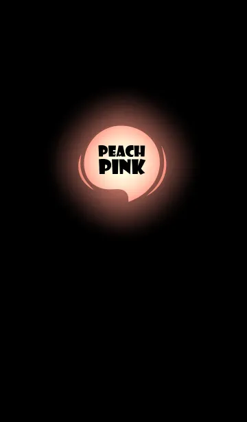 [LINE着せ替え] Peach Pink  In Black Vr.7 (JP)の画像1