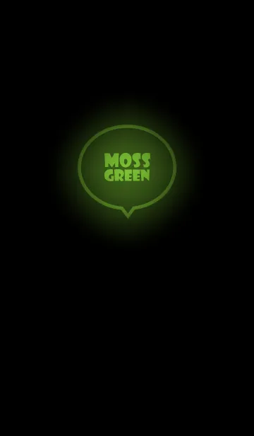 [LINE着せ替え] Moss Green Neon Theme Vr.1 (JP)の画像1