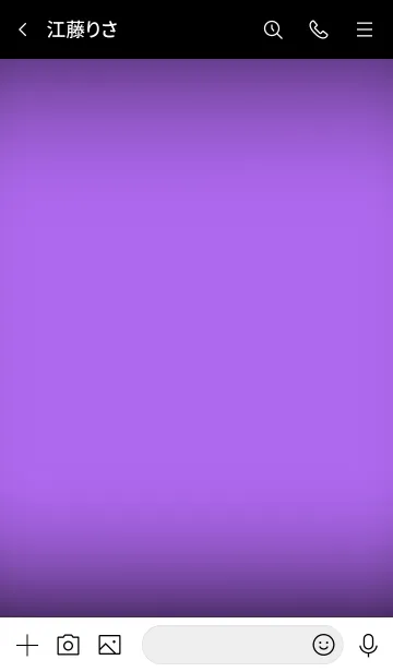 [LINE着せ替え] Orchid Purple Neon Theme Vr.7 (JP)の画像3