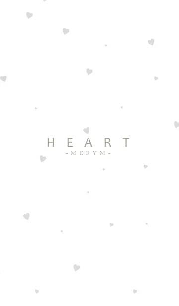 [LINE着せ替え] HEART Gray-MEKYM- 36の画像1