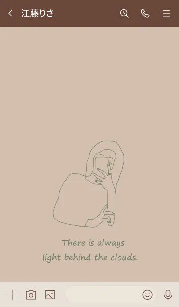 [LINE着せ替え] selfie girl /vintagegreenの画像3