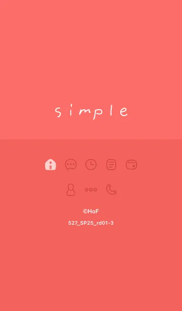 [LINE着せ替え] 527.25_レッド1-3の画像1