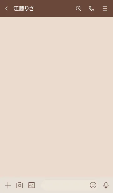 [LINE着せ替え] ベージュ : 色合いアイコン着せ替えの画像3