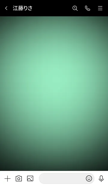 [LINE着せ替え] Mint Green In Black Vr.7 (JP)の画像3