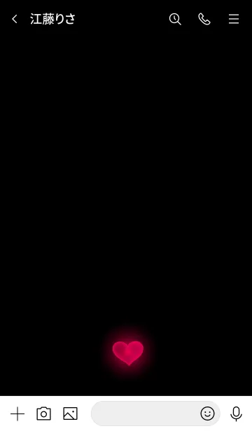 [LINE着せ替え] HEART LIGHT.MEKYM 4の画像3