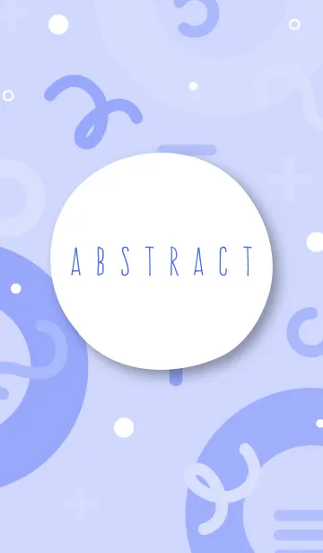 [LINE着せ替え] Abstract Fun Periwinkleの画像1