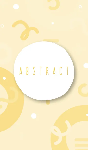 [LINE着せ替え] Abstract Fun Oasis Yellowの画像1