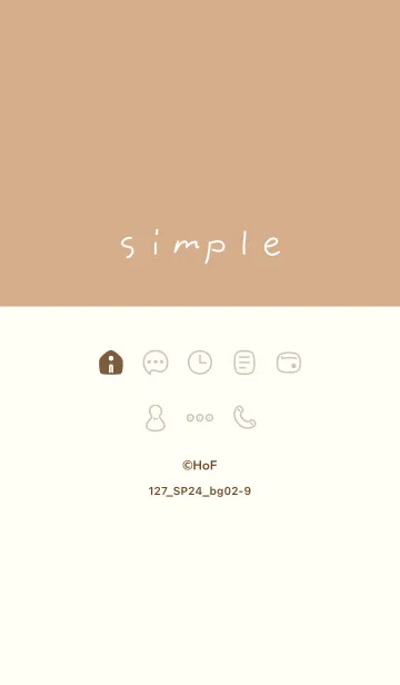 [LINE着せ替え] 127.24_ベージュ2-9の画像1