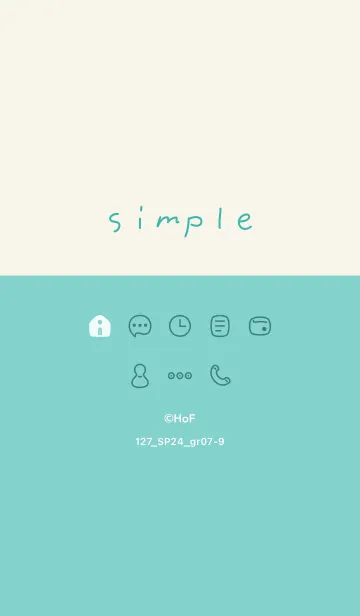[LINE着せ替え] 127.24_グリーン7-9の画像1