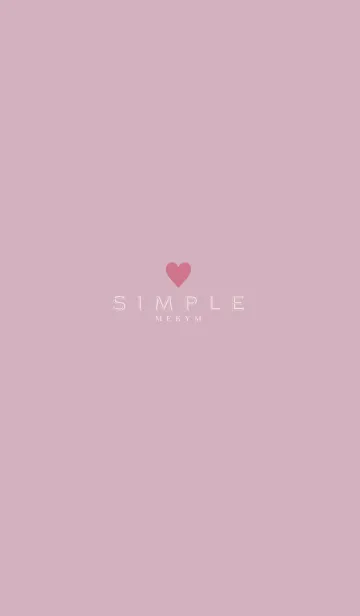 [LINE着せ替え] DUSKY PINK.SIMPLE 5の画像1
