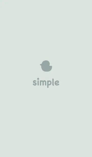 シンプルひよこ2＊くすみグリーン2の着せ替えメイン画像