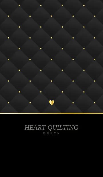 [LINE着せ替え] HEART QUILTING -GRAY- 17の画像1