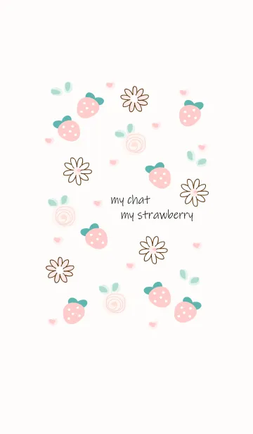 [LINE着せ替え] Pink strawberry 8 ^^の画像1