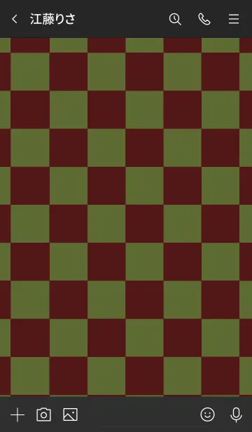 [LINE着せ替え] ザ カラー チェック 07の画像3