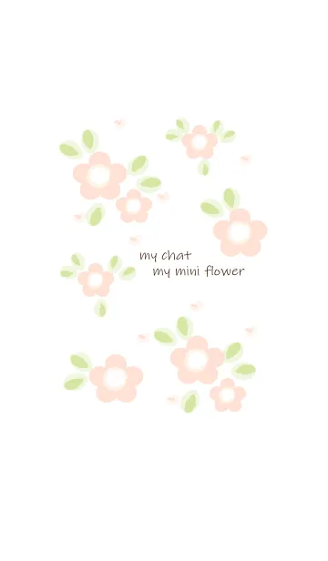 [LINE着せ替え] My chat my mini flower 63の画像1