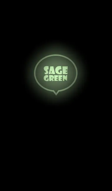 [LINE着せ替え] Sage Green  Neon Theme Vr.1 (JP)の画像1