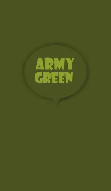 [LINE着せ替え] Love Army Green Button Theme Vr.4 (JP)の画像1