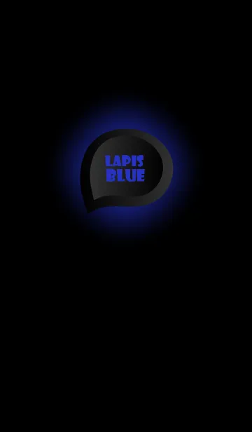 [LINE着せ替え] Lapis Blue In Black Ver.5 (JP)の画像1