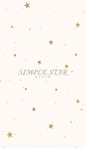 SIMPLE STAR - NATURAL YELLOW - 23のLINE着せ替え