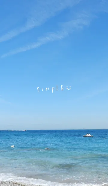 [LINE着せ替え] 青い海と空19の画像1