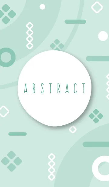 [LINE着せ替え] Abstract Fun Skeptic Greenの画像1