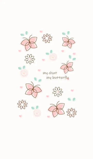 [LINE着せ替え] My chat my butterfly 54の画像1