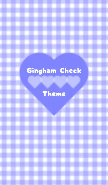 [LINE着せ替え] Gingham Check Theme ♡ -2021- 45の画像1