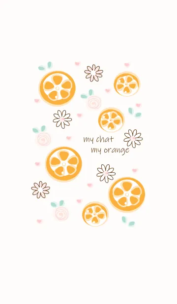 [LINE着せ替え] My chat my orange 54の画像1