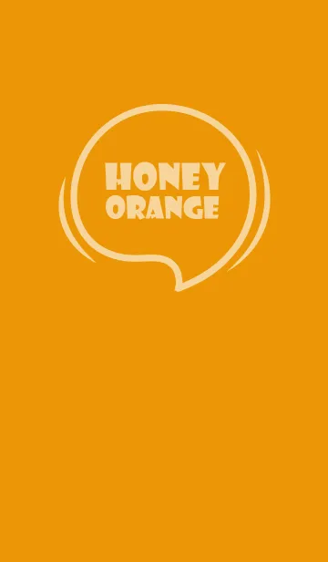 [LINE着せ替え] Love Honey Orange Theme Vr.7 (JP)の画像1