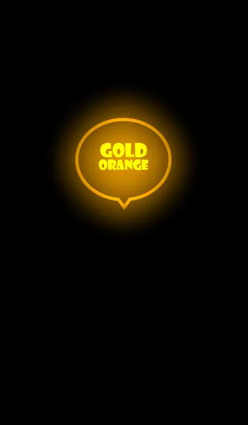 [LINE着せ替え] Gold Orange Neon Theme Vr.1 (JP)の画像1