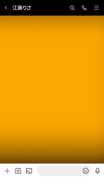 [LINE着せ替え] Gold Orange Neon Theme Vr.1 (JP)の画像3