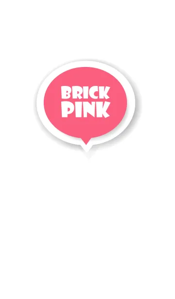 [LINE着せ替え] Brick Pink Button In White V.4 (JP)の画像1