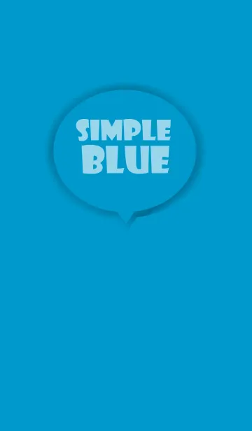 [LINE着せ替え] Love Blue Button Theme V.4 (JP)の画像1