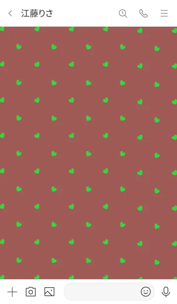 [LINE着せ替え] ミニ ハート 028の画像3