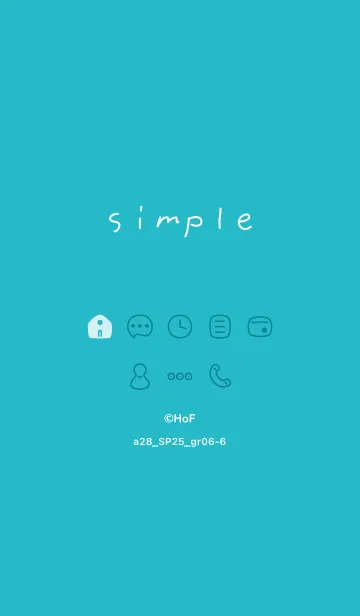 [LINE着せ替え] a28.25_グリーン6-6の画像1