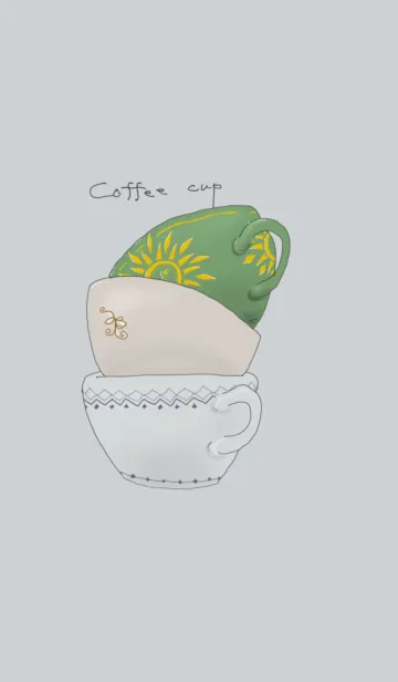 [LINE着せ替え] coffee cupの画像1