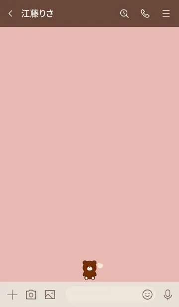 [LINE着せ替え] BEAR & HEARTの画像3