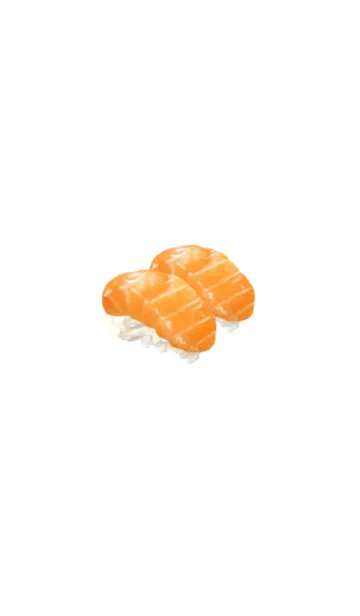 [LINE着せ替え] 厚切りサーモンです 寿司 ご飯の画像1