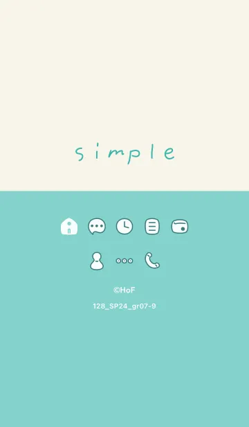 [LINE着せ替え] 128.24_グリーン7-9の画像1
