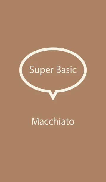 [LINE着せ替え] Super Basic Macchiatoの画像1