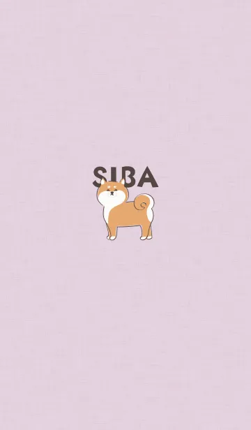 [LINE着せ替え] ～SIBA♥柴犬・ピンク2～の画像1