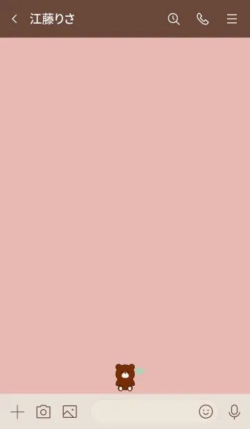 [LINE着せ替え] BEAR & HEART 2の画像3