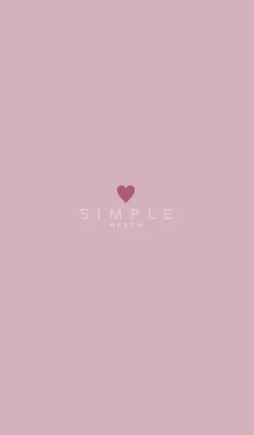 DUSKY PINK.SIMPLE 6の着せ替えメイン画像