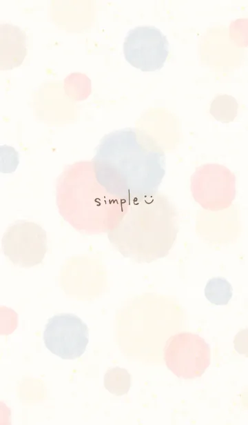 [LINE着せ替え] シンプル 水彩5の画像1