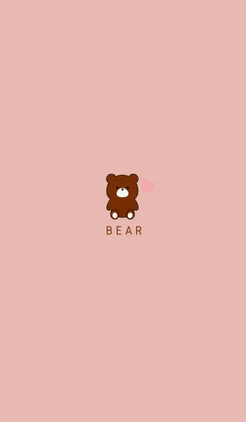 [LINE着せ替え] BEAR & HEART 3の画像1