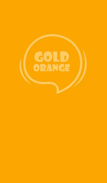 [LINE着せ替え] Love Gold Orange Theme Vr.7 (JP)の画像1